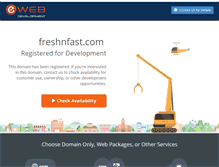 Tablet Screenshot of freshnfast.com